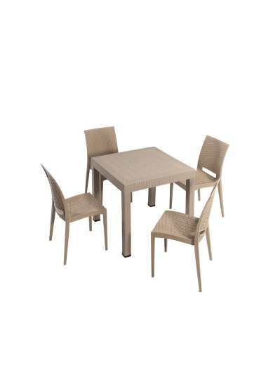 Atelier Del Sofa Set vrtne mize in stolov (5 kosov)