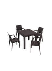 Atelier Del Sofa Set vrtne mize in stolov (5 kosov)