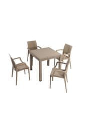 Atelier Del Sofa Set vrtne mize in stolov (5 kosov)
