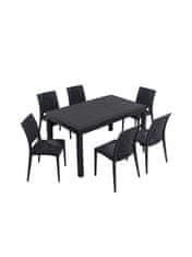 Atelier Del Sofa Set vrtne mize in stolov (7 kosov)
