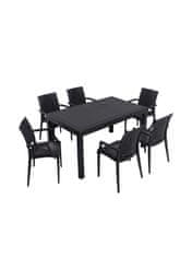 Atelier Del Sofa Set vrtne mize in stolov (7 kosov)