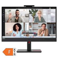 Lenovo ThinkVision T27hv-30 27" (68,58cm) QHD IPS DP/HDMI/USB-C/LAN kamera zvočniki monitor