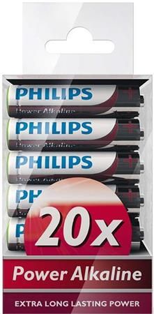 Philips LR03P20T/10 Napajalne alkalne baterije AAA 20 kosov