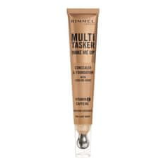 Rimmel Multi Tasker Wake Me Up Concealer & Foundation osvetljevalni korektor in puder 20 ml Odtenek 060 light honey