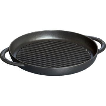 Staub Črna litoželezna ponev za žar 26 X 26 CM