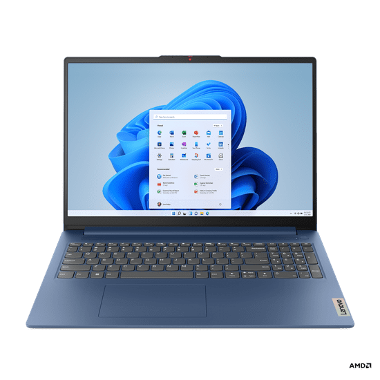 Lenovo IdeaPad Slim 3 prenosnik, R7 7730U, 16GB, SSD512GB, 40,64cm (16), WUXGA, DOS (82XR009RSC)