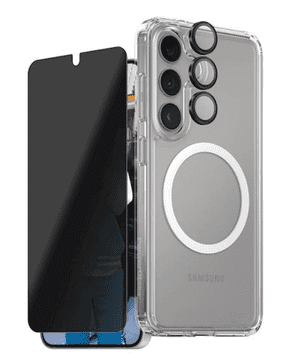 PanzerGlass 3-v-1 Privacy komplet za Samsung Galaxy S25