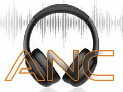 Manta Rytmo Elegance naglavne slušalke, Hybrid ANC, USB-C, Phantom črne