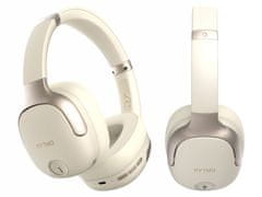 Manta Rytmo Elegance naglavne slušalke, Hybrid ANC, USB-C, Creamy bež