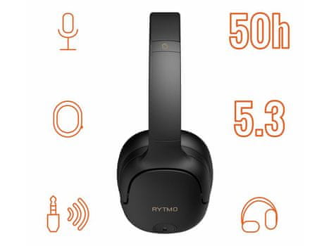  Manta Rytmo Elegance naglavne slušalke, Hybrid ANC, USB-C