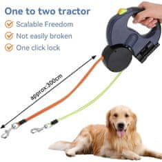 HARLEY® Dvojni pasji povodec (2x3 m) | PAWDUO
