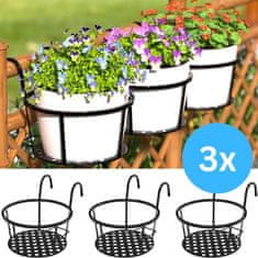 HOME & MARKER® Viseče stojalo za rože (3 kosi) | STANDPOT