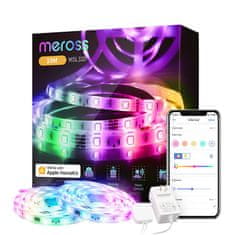 Meross Pametni set WiFi LED trak RGB 10m Alexa Google Assistant