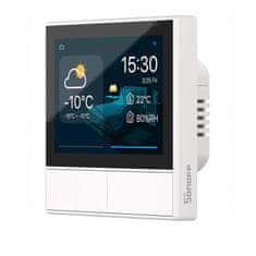 Sonoff Stensko WiFi stikalo in termostat LCD touch belo eWeLink Alexa Google Assistant