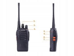 Malatec Set dveh aku. prenosnih radijskih postaj 1500mAh do 10km PMR