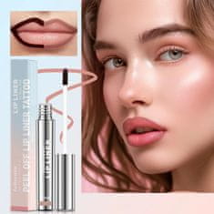 Netscroll Peel-Off Lip Liner-odstranljiva obroba za ustnice, dolgotrajno in vodoodporno črtalo za ustnice mat barve, brez bledenja, natančna in popolna prekrivnost, za idealno linijo ustnic, LipLiner