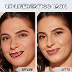 Netscroll Peel-Off Lip Liner-odstranljiva obroba za ustnice, dolgotrajno in vodoodporno črtalo za ustnice mat barve, brez bledenja, natančna in popolna prekrivnost, za idealno linijo ustnic, LipLiner