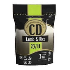 DELIKAN CD Lamb and Rice 23/11 3kg Popolna super premium hrana z jagnjetino in rižem za pse srednjih in velikih pasem
