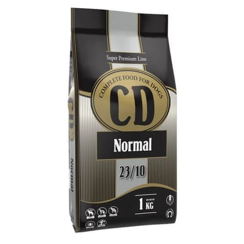 DELIKAN CD Normal 23/10 1kg Popolna super premium hrana s perutnino in svinjino za odrasle pse
