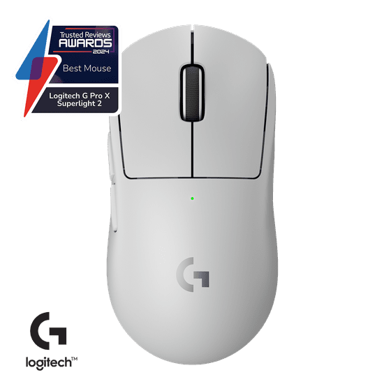 Logitech G Pro X Superlight 2 brezžična gaming miška, bela (910-006638)