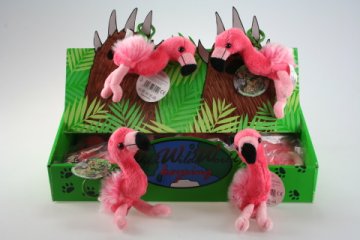 Plišasti obesek za ključe Flamingo