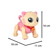 WOWO Interaktivna RC mačka na daljinsko upravljanje skače in predvaja melodije