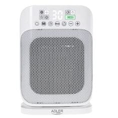 WOWO Keramični grelec z LED ventilatorjem - Adler AD 7727, daljinski upravljalnik, 1500W, 51dB