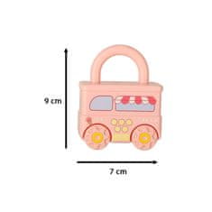 WOWO Izobraževalna igra Montessori Sensory - izobraževalna igra Montessori Sensory - Puzzle Avtomobili s kockami in ključavnicami