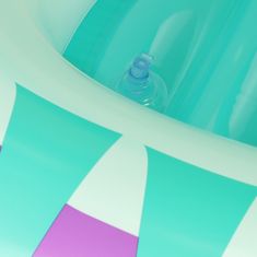 WOWO Napihljiv otroški ponton s strešico in volanom