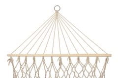 WOWO Boho viseča mreža - Brazilian Boho Garden Hammock Ecru 200 cm, nosilnost 250 kg