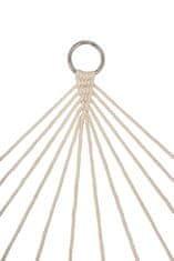 WOWO Boho viseča mreža - Brazilian Boho Garden Hammock Ecru 200 cm, nosilnost 250 kg