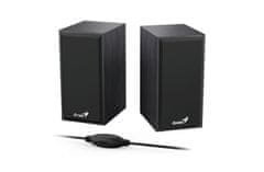 Genius SP-HF180 2.0 6W, 3,5 mm jack/USB črn, zvočniki