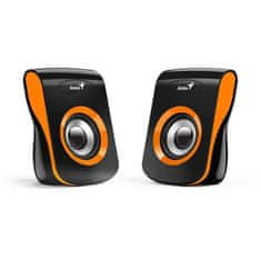 Genius SP-Q180 (31730026402) 2.0 USB črn/oranžna, zvočniki