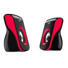 Genius SP-Q180 (31730026401) 2.0 USB črn/rdeča, zvočniki