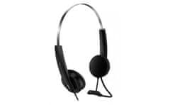 Genius HS-220U (31710020400) črne, lahke slušalke z mikrofonom za online komunikacijo