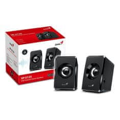 Genius SP-U125 2.0 (31730042400) črn USB računalniški zvočniki
