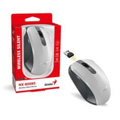 Genius NX-8008S (31030028403) belo/siva brezžična miška