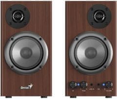 Genius SP-HF500B (31730047400) 2.0, 16 W, 3,5 mm jack rjav les zvočnik