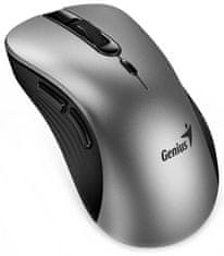 Genius Ergo 8100S AI (31030040404) srebrna ergonomska brezžična miška