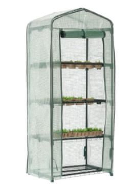 WOWO Balkonski rastlinjak iz folije 69 x 49 x 160 cm