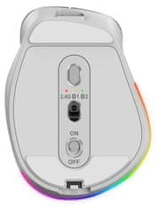 Genius Ergo 9000S Pro Bluetooth (31030039401) polnilna RGB svetlo modra ergonomska brezžična miška