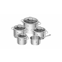 Zwilling J.A.Henckel Essence set 5 ponev s steklenim pokrovom 66220-002-0 iz nerjavečega jekla