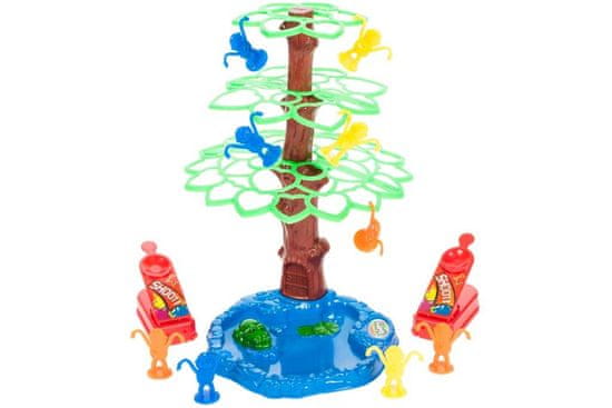 WOWO Arkadna igra skakanja z opicami - Monkey on the Catapult: Arkadna igra skakanja