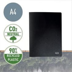 Leitz Ekološki katalog RECYCLE, A4, PP, 40 žepov, črn