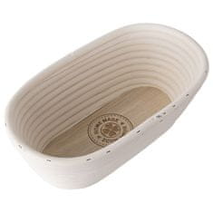 shumee Košara iz ratana za vzhajanje testa za kruh 1,5kg 32x15x9 cm