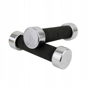 shumee Kromirane uteži MASTER 1 kg x2