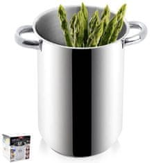 shumee Visoka inox posoda za kuhanje šunke, špargljev, testenin, šunke, 3,2 l