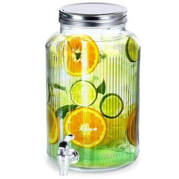 shumee Stekleni kozarec za pijačo s pipo 6,2 l