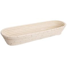 shumee Košara iz ratana za vzhajanje testa za kruh 1,5kg 43x16x7 cm