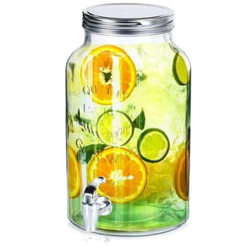 shumee Stekleni kozarec za pijačo s pipo 6,2 l